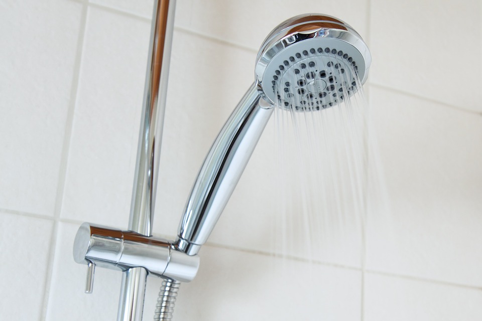 hot water shower