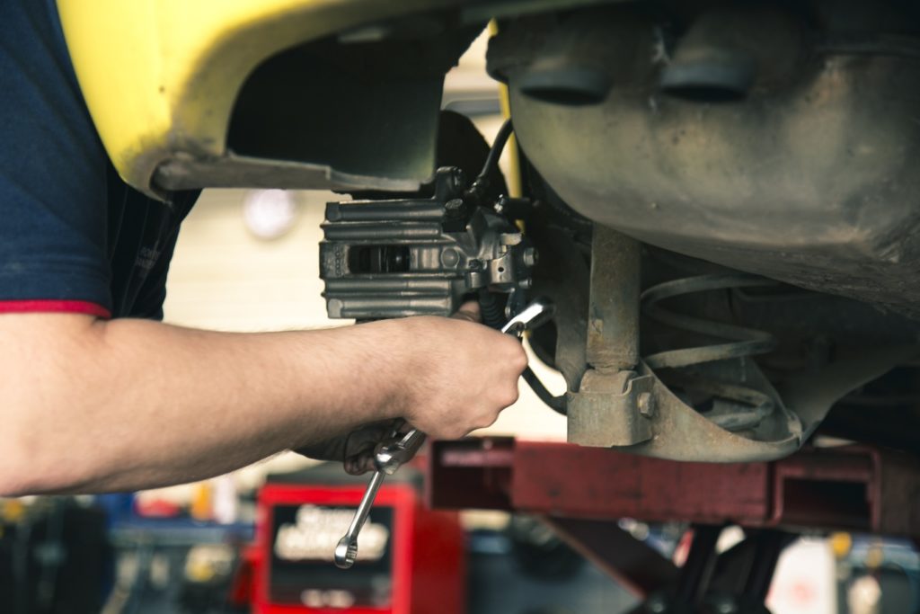 a mechanic at work
