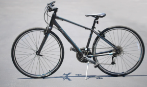 a black bike