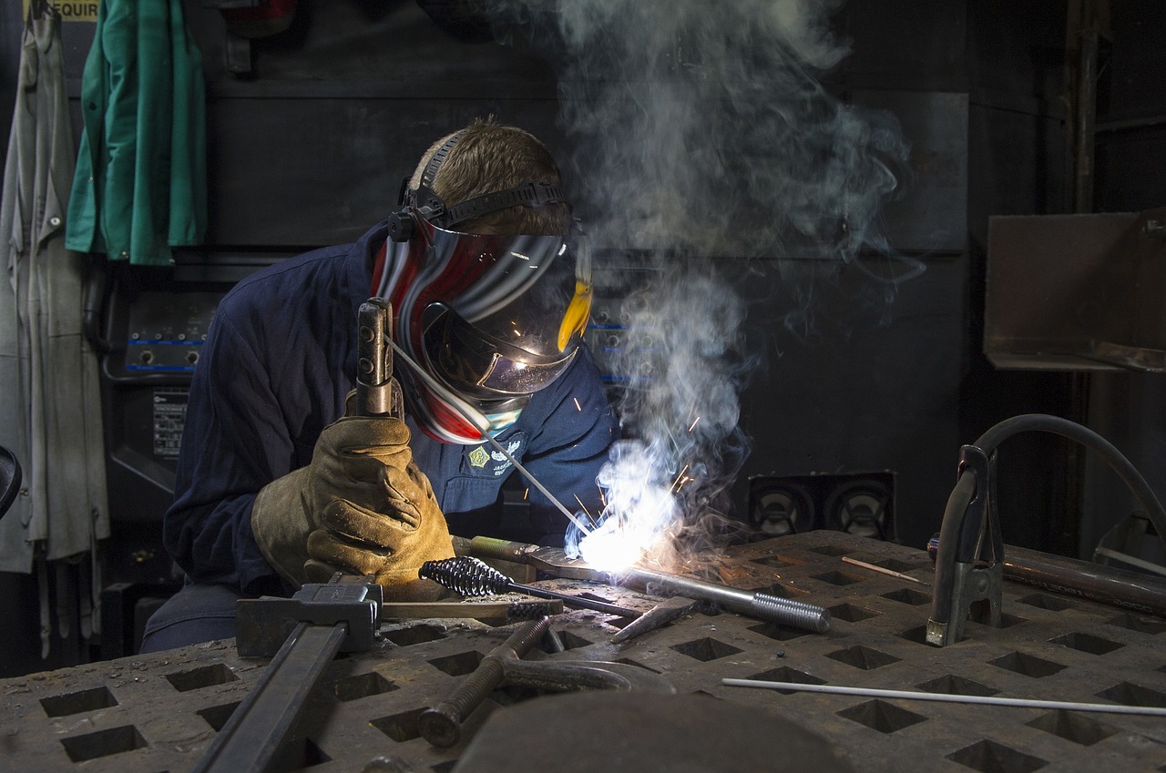 welder at work